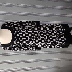 CLEARANCE! Tiana B. Retro Black & White Dress